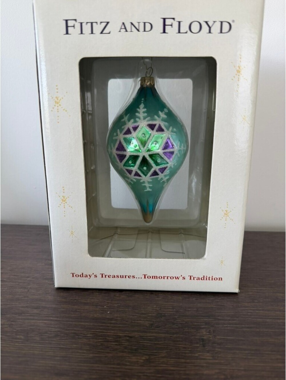 Fitz and Floyd Teardrop Ornament